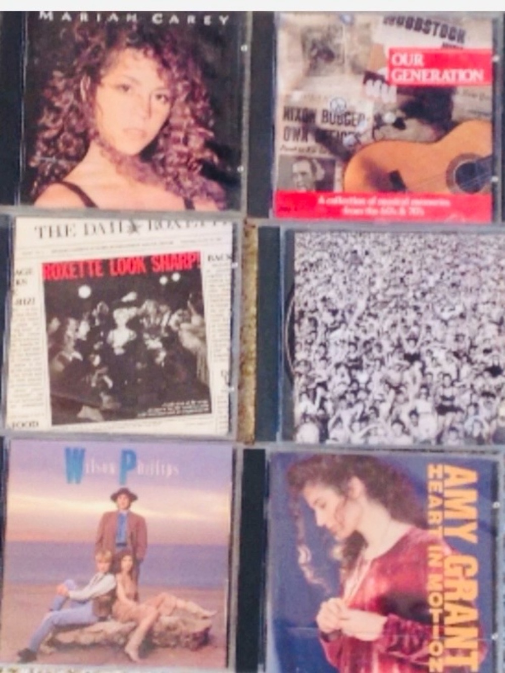 LOT of 10 Rock Pop Music CDs Mariah Nelson George Michael Gloria Estafan